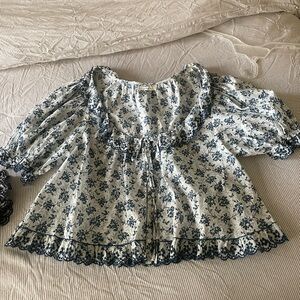 Doen lazuli top size medium